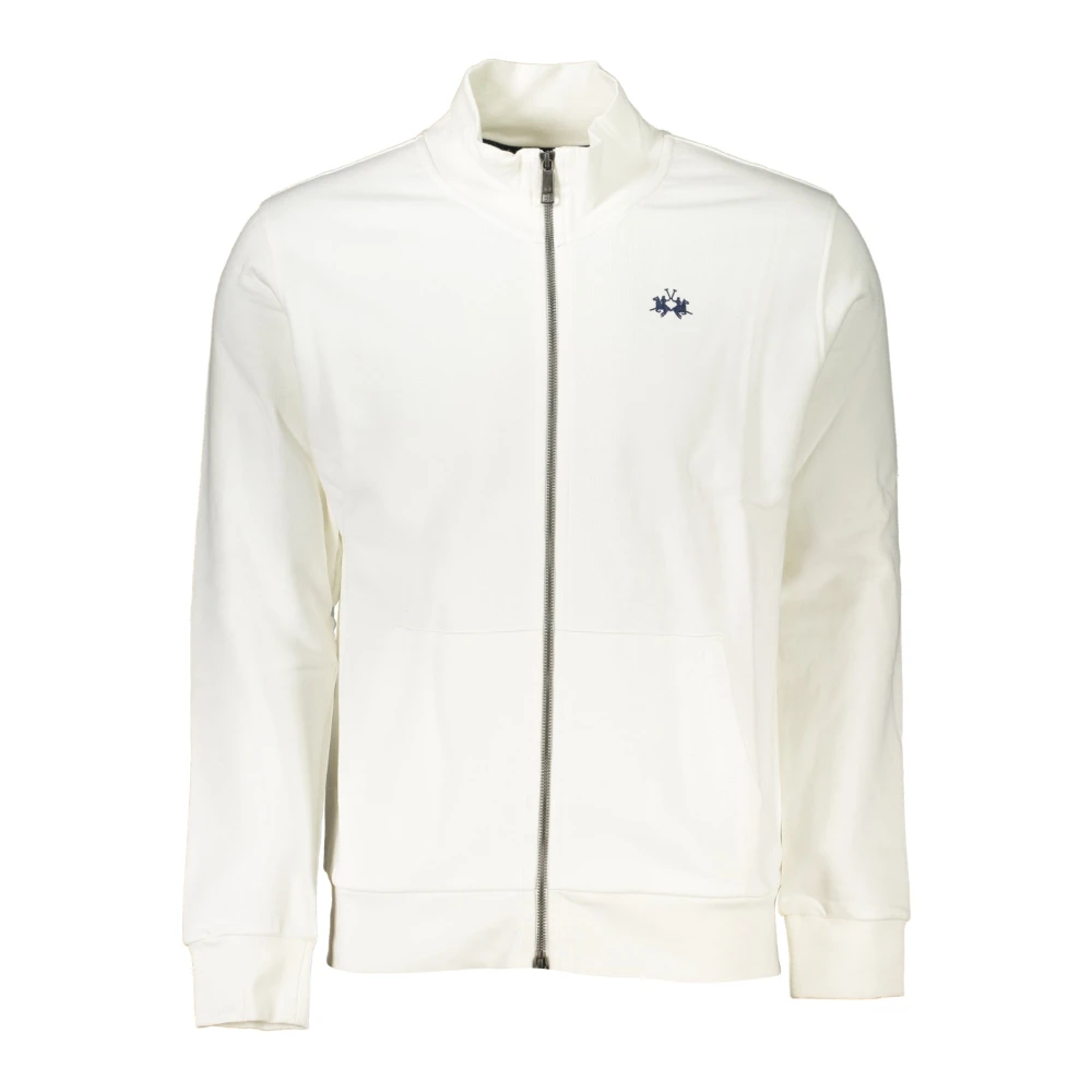 La Martina Men's White Zip-Throughs, L, Clothing