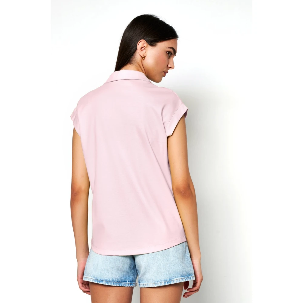 Desoto Fiona Lichtroze Polo Shirt Pink Dames