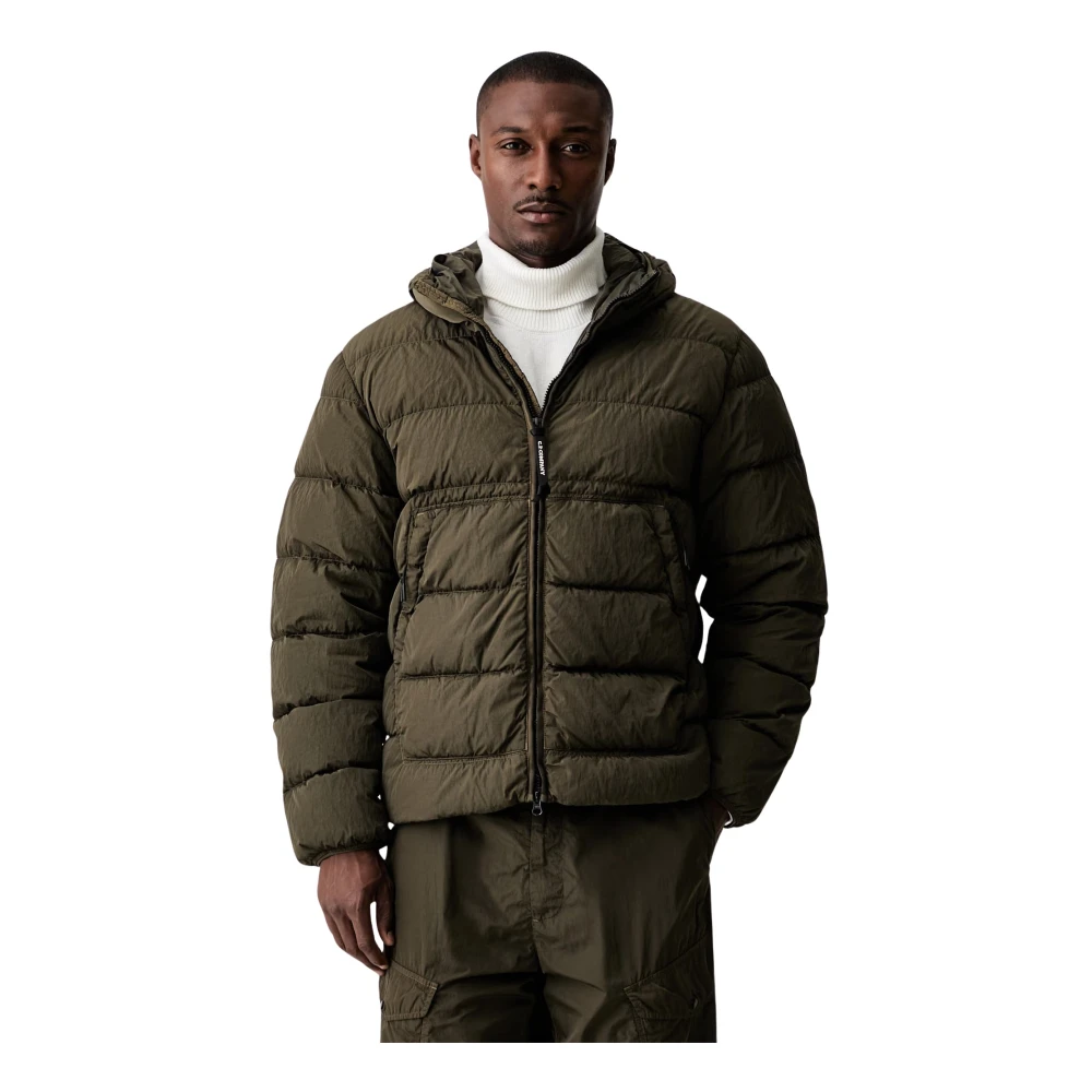 C.p. Company Uomo Verde Piumino Imbottito "Chrome-R" - Immagine 2