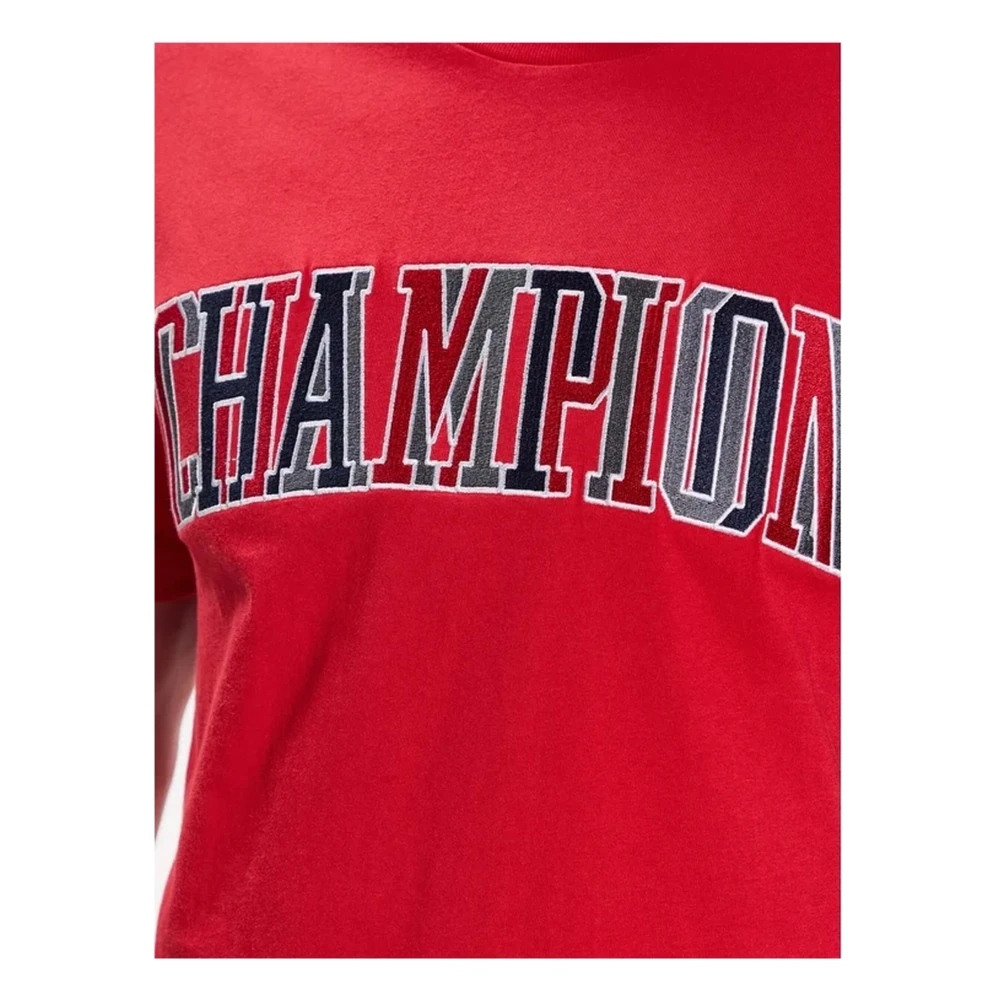 Champion T-shirt Red Heren