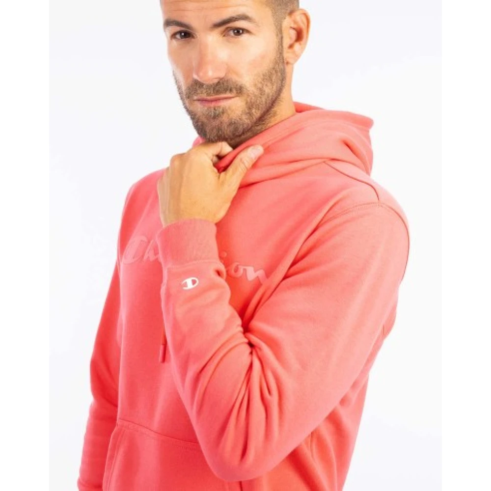 Champion Heren Sweatshirt Pink Heren