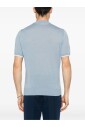 pull-bleu-en-lin-et-coton-manches-courtes