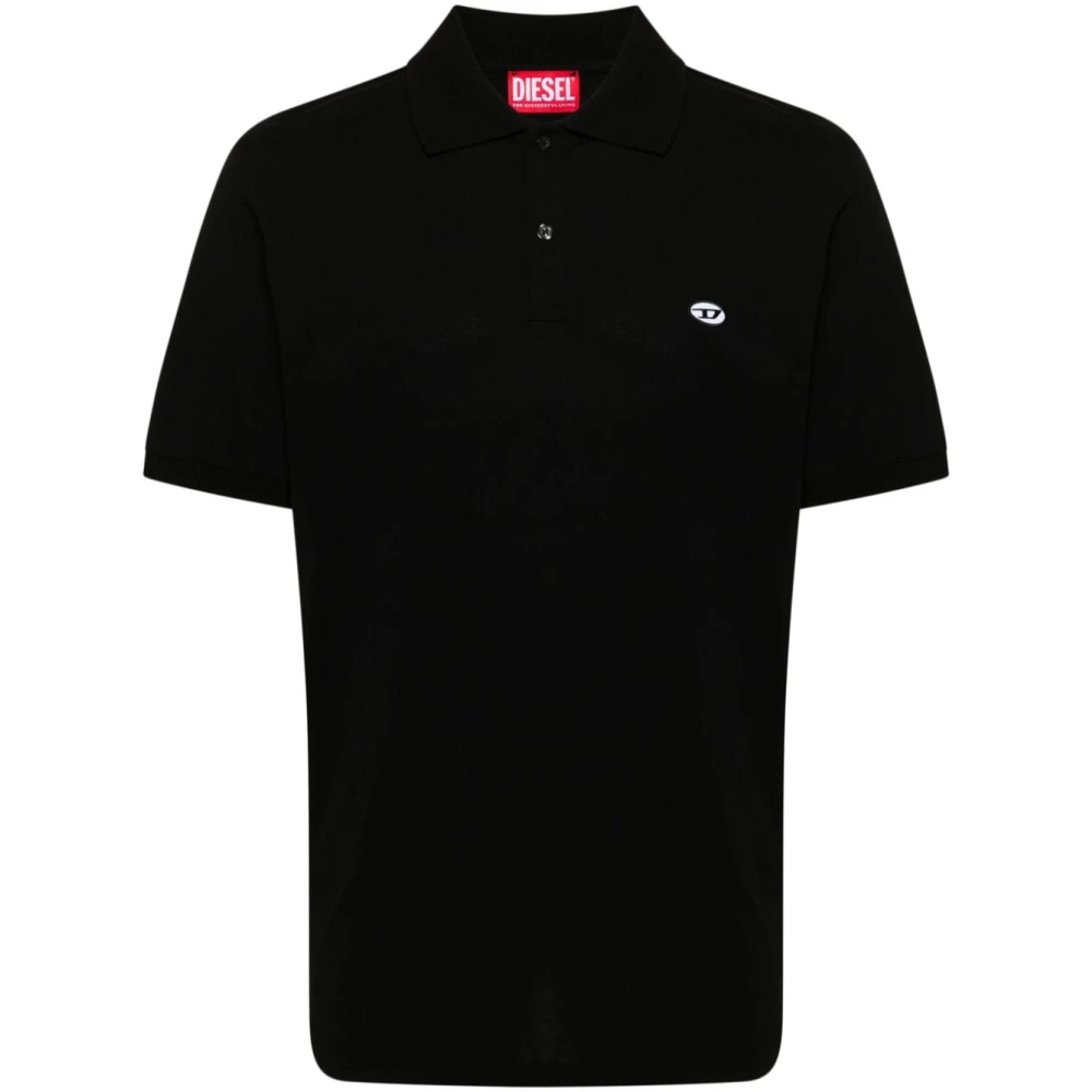 Diesel Zwarte T-shirts en Polos Black Heren