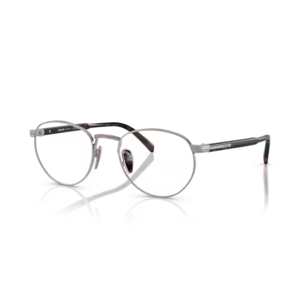 Prada Unisex Gray Glasses, 51 Mm, Stylish B52v Sunglasses