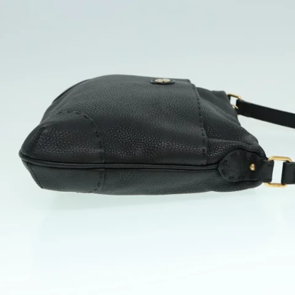 Fendi Vintage Pre-owned Leather fendi-bags Black Dames