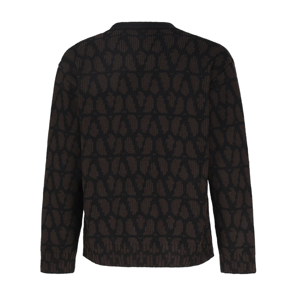 Valentino Garavani Katoenmix Sweaters Brown Heren