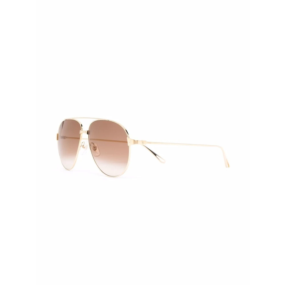 Cartier Women's Yellow Sunglasses, 59 Mm, Santos Aviator Sunglasses