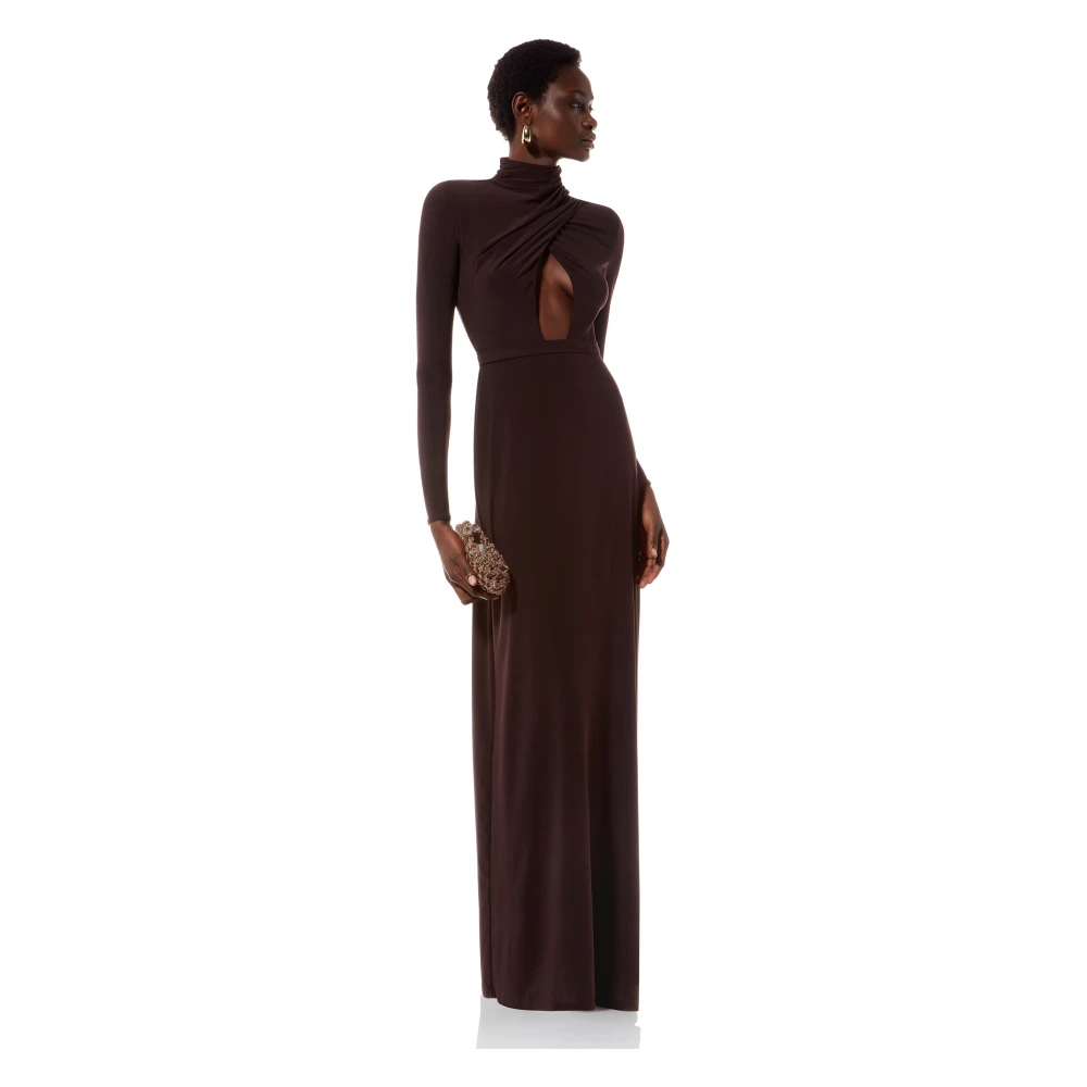 MVP wardrobe Zenyatta Lange Jurk Brown Dames