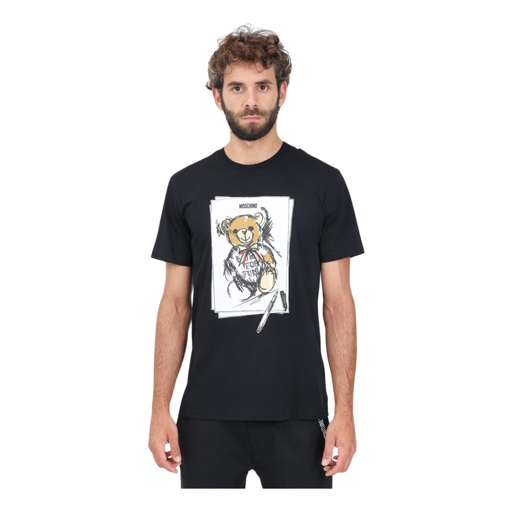 Moschino Teddy Bear T-shirt Black Heren