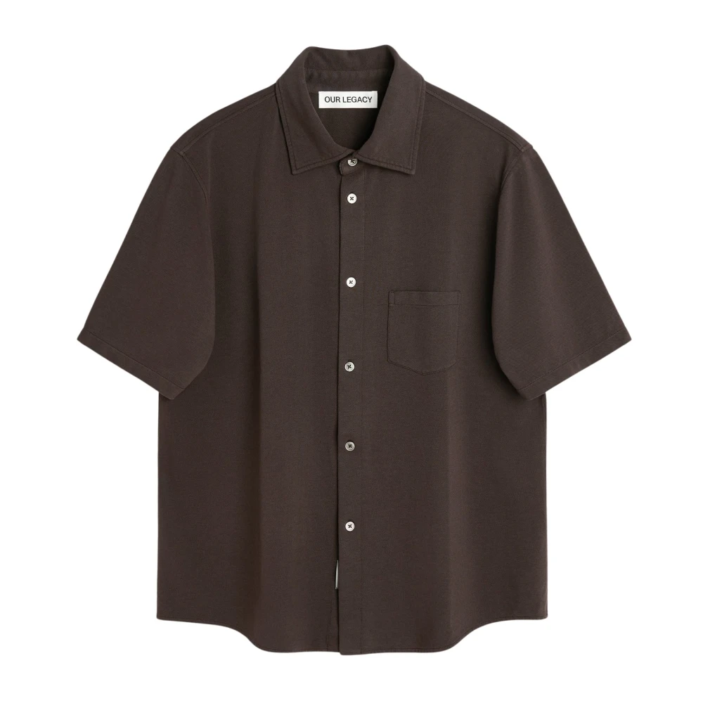 Our Legacy Casual Katoenen Overhemd voor Mannen Brown Heren