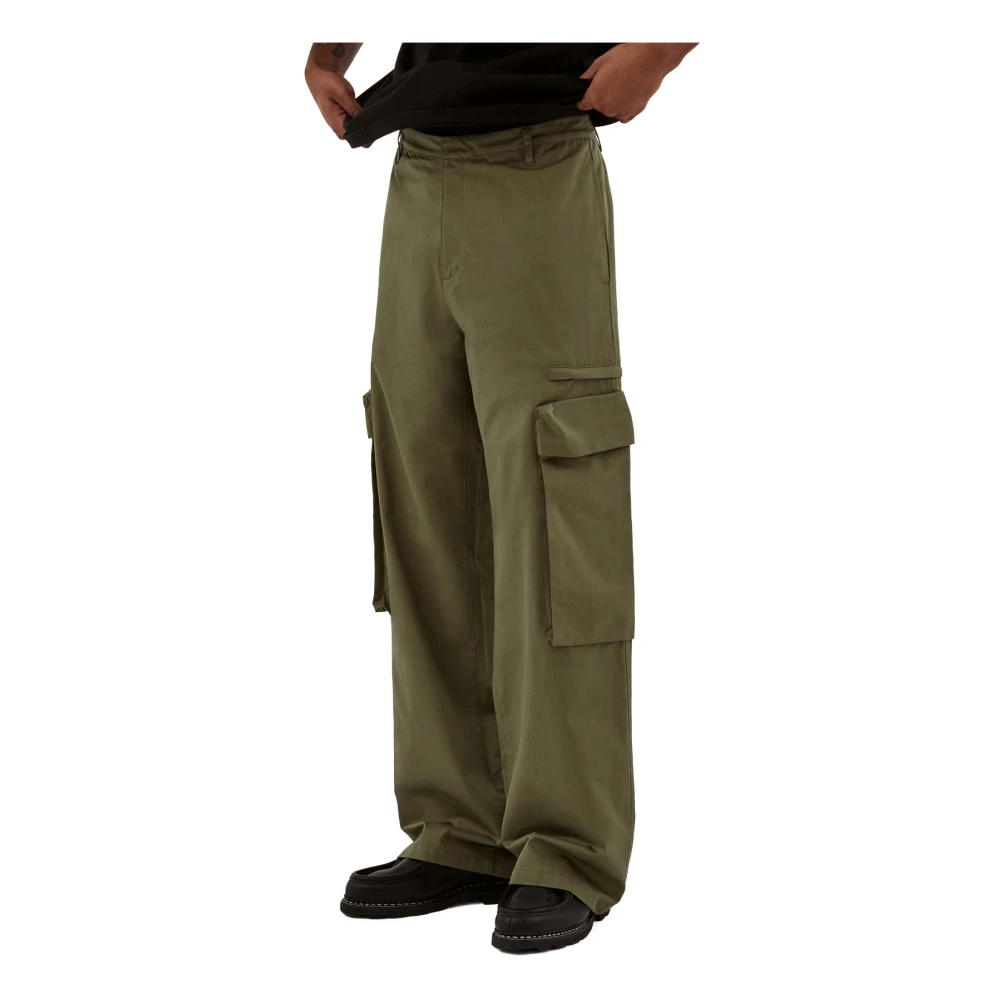 Arte Antwerp Wide Trousers Green Heren
