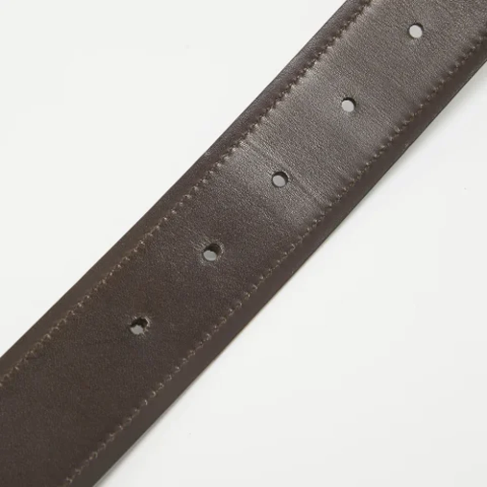 Salvatore Ferragamo Pre-owned Leather belts Black Heren