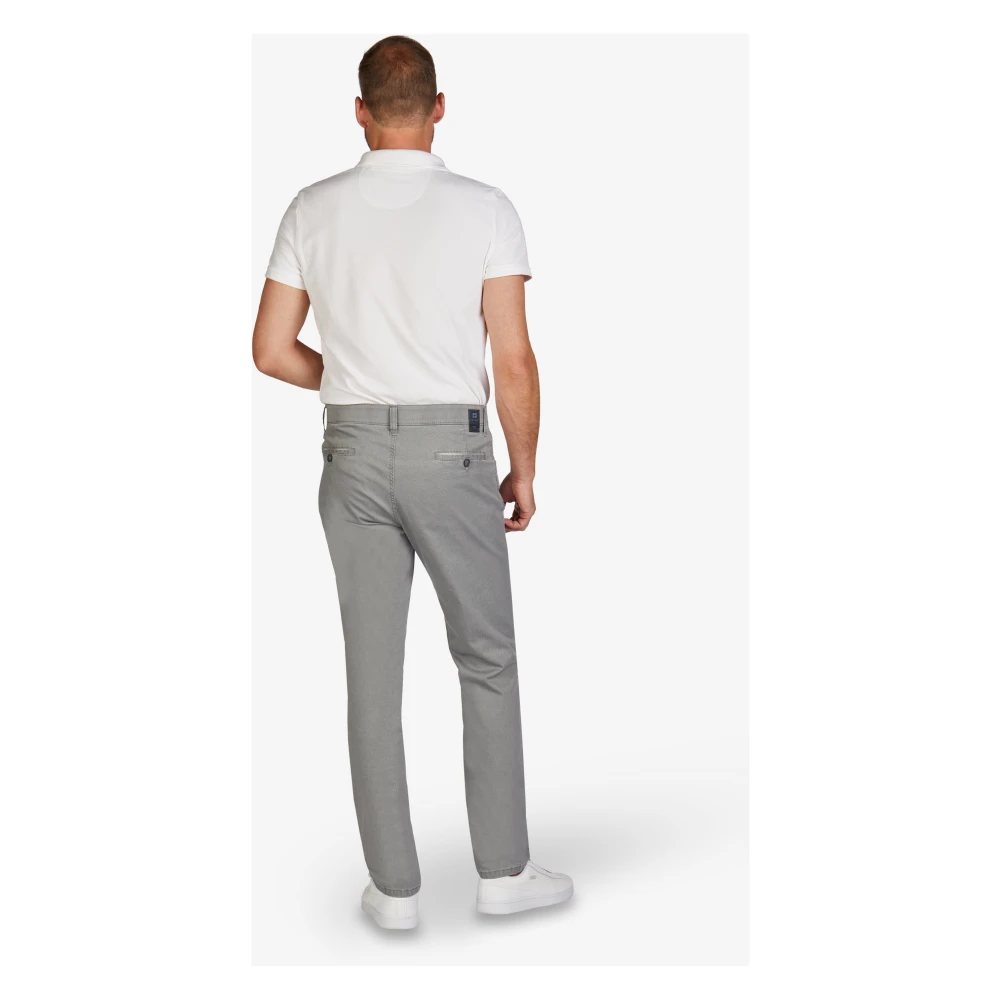 club of comfort Comfortabele Swing-Pocket Broek met Elastische Tailleband Gray Heren
