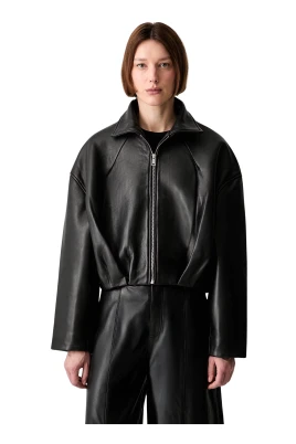 Boxy Leather Jacket