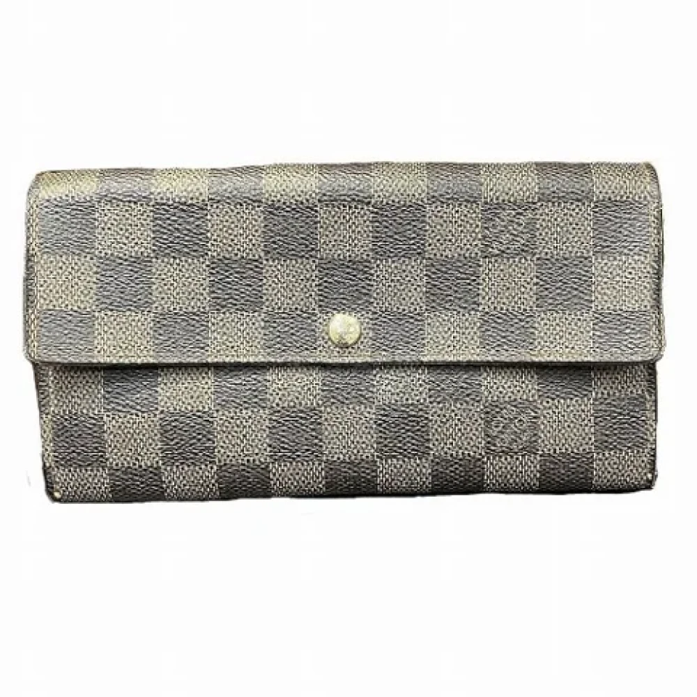 Louis Vuitton Vintage Pre-owned Canvas wallets Brown Dames