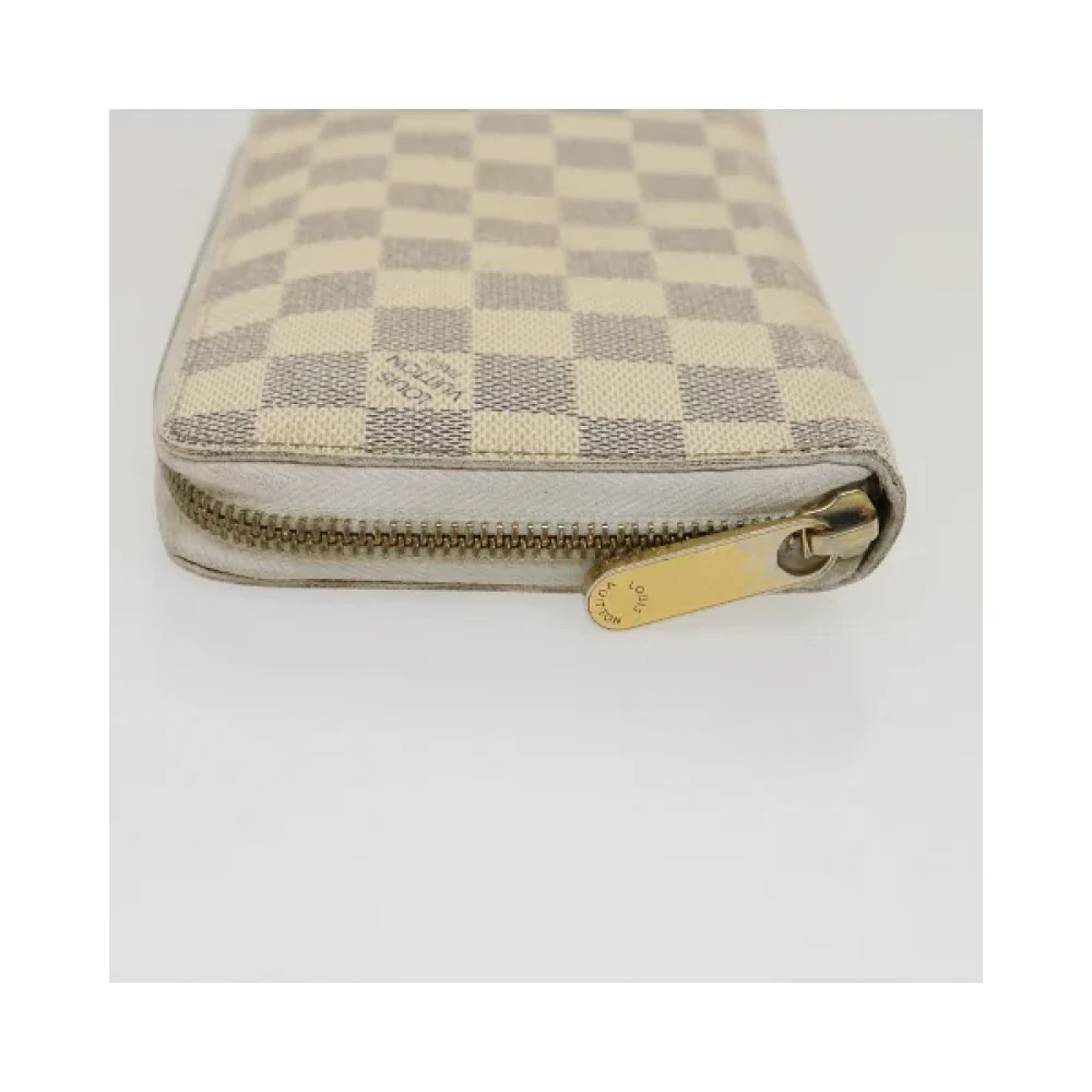 Louis Vuitton Vintage Pre-owned Coated canvas wallets Beige Dames