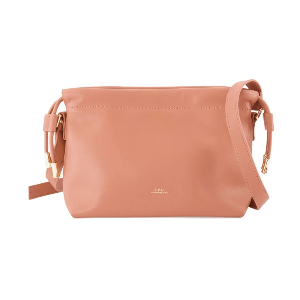 A.p.c. Women's Pink Cross Body Bags, One Size, Ninon Mini Crossbody