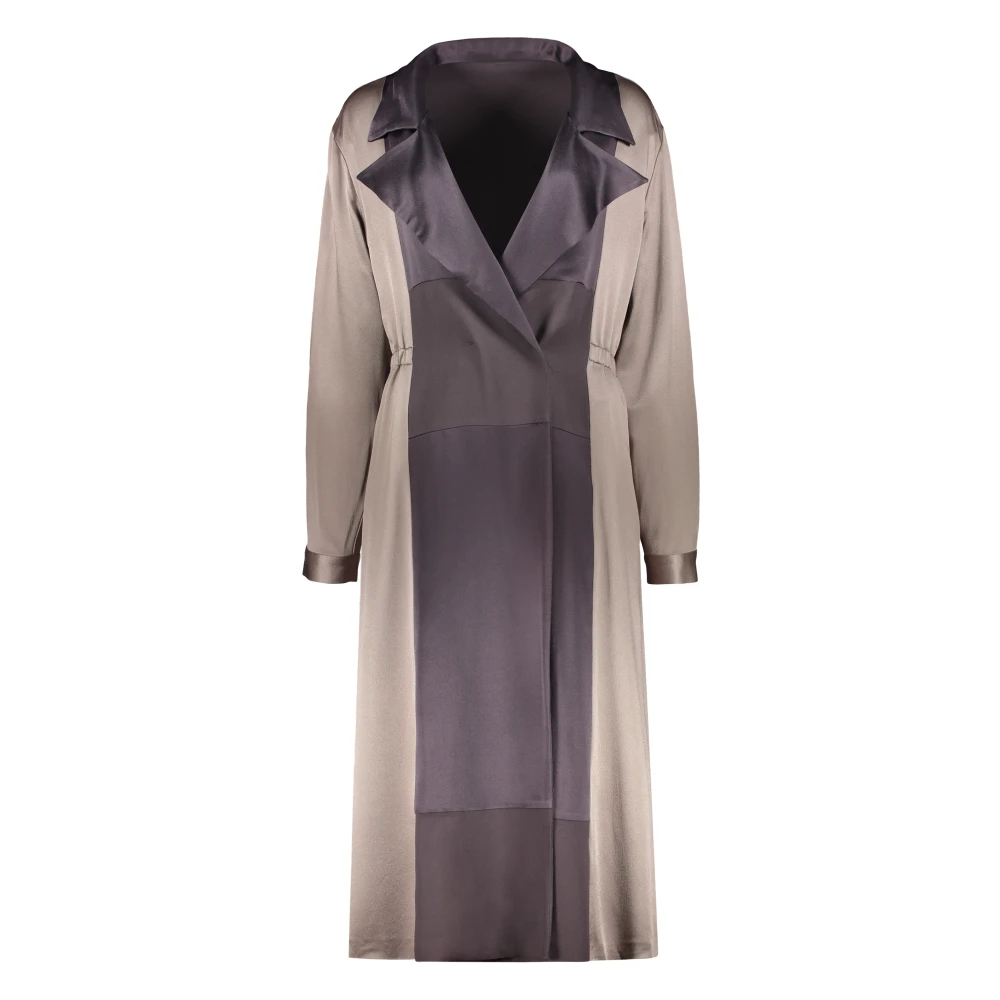 Lorena Antoniazzi Elegante Wol Revers Jurk Multicolor Dames