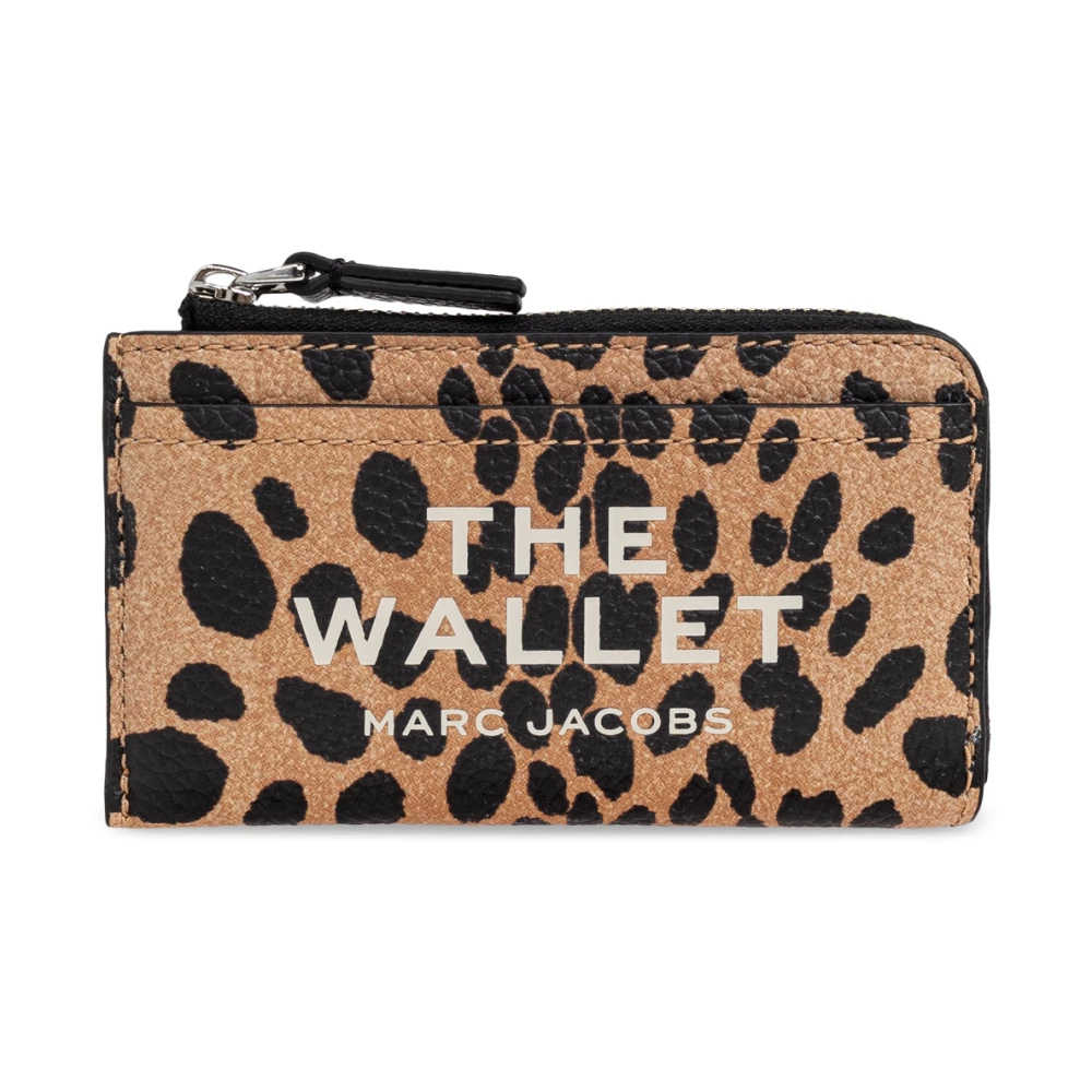 Marc Jacobs Leren portemonnee Brown Dames