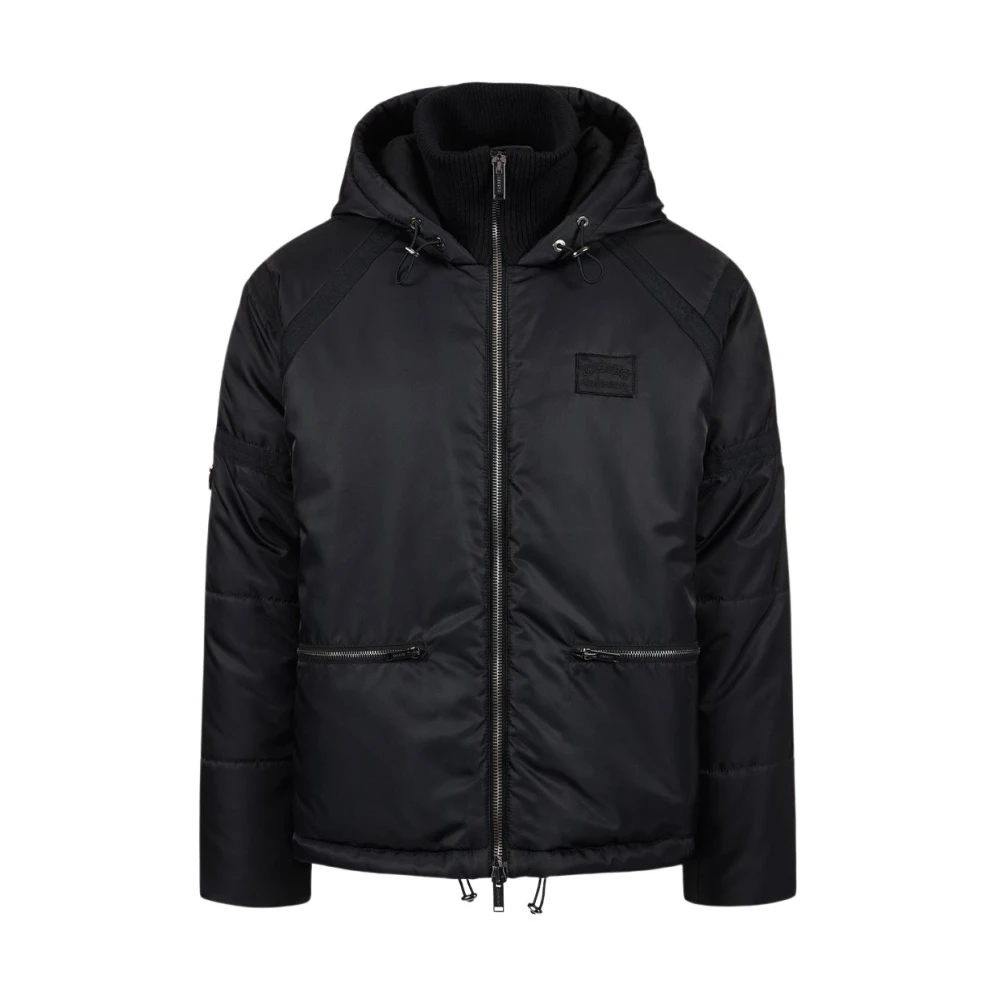 Iceberg Donsjack met relaxte pasvorm Black Heren