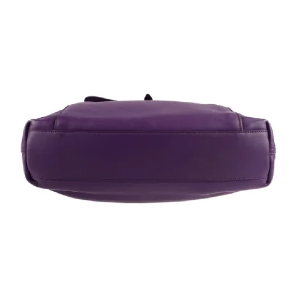 Bottega Veneta Vintage Pre-owned Leather totes Purple Dames