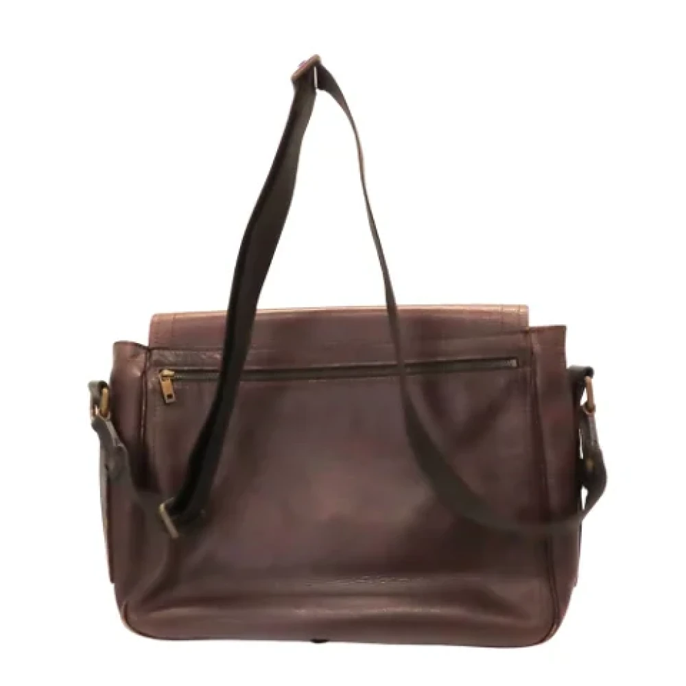 Louis Vuitton Vintage Pre-owned Leather shoulder-bags Brown Heren
