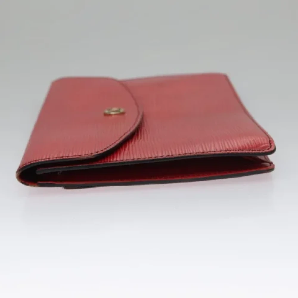 Louis Vuitton Vintage Pre-owned Leather clutches Red Dames
