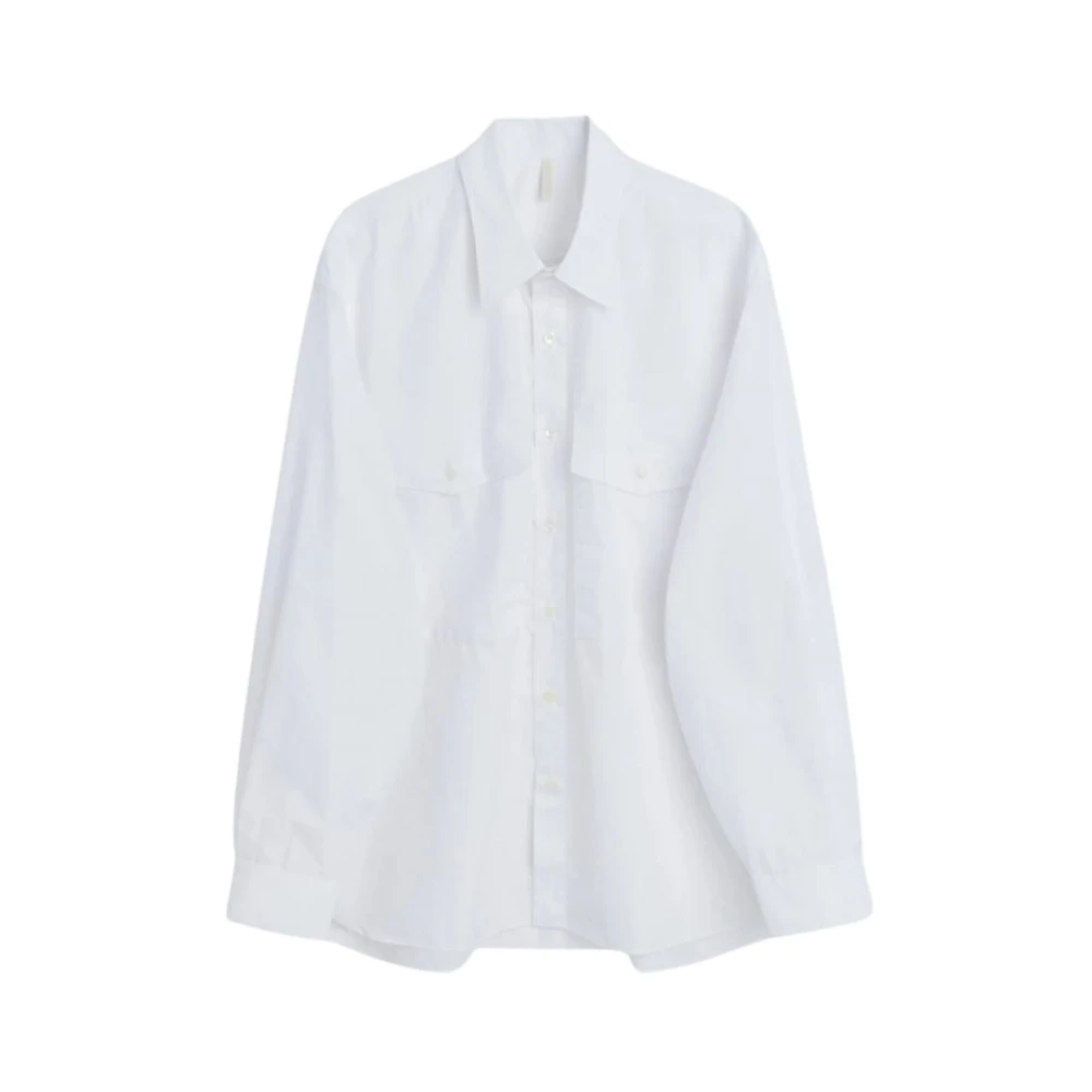 Sunflower White Checkered Shirt With Pearl Buttons - Female - Shirts - S - Blouses & Shirts
