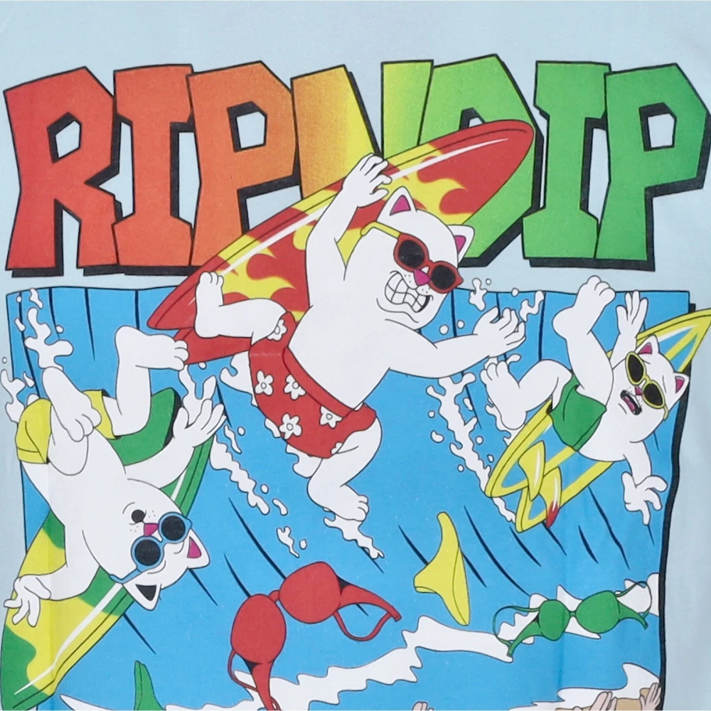 Ripndip Zomer Break Tee Blauw Heren T-shirt Blue Heren