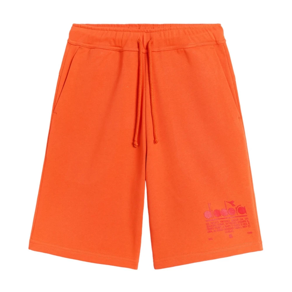 Diadora Bermuda Shorts voor Heren Orange Heren