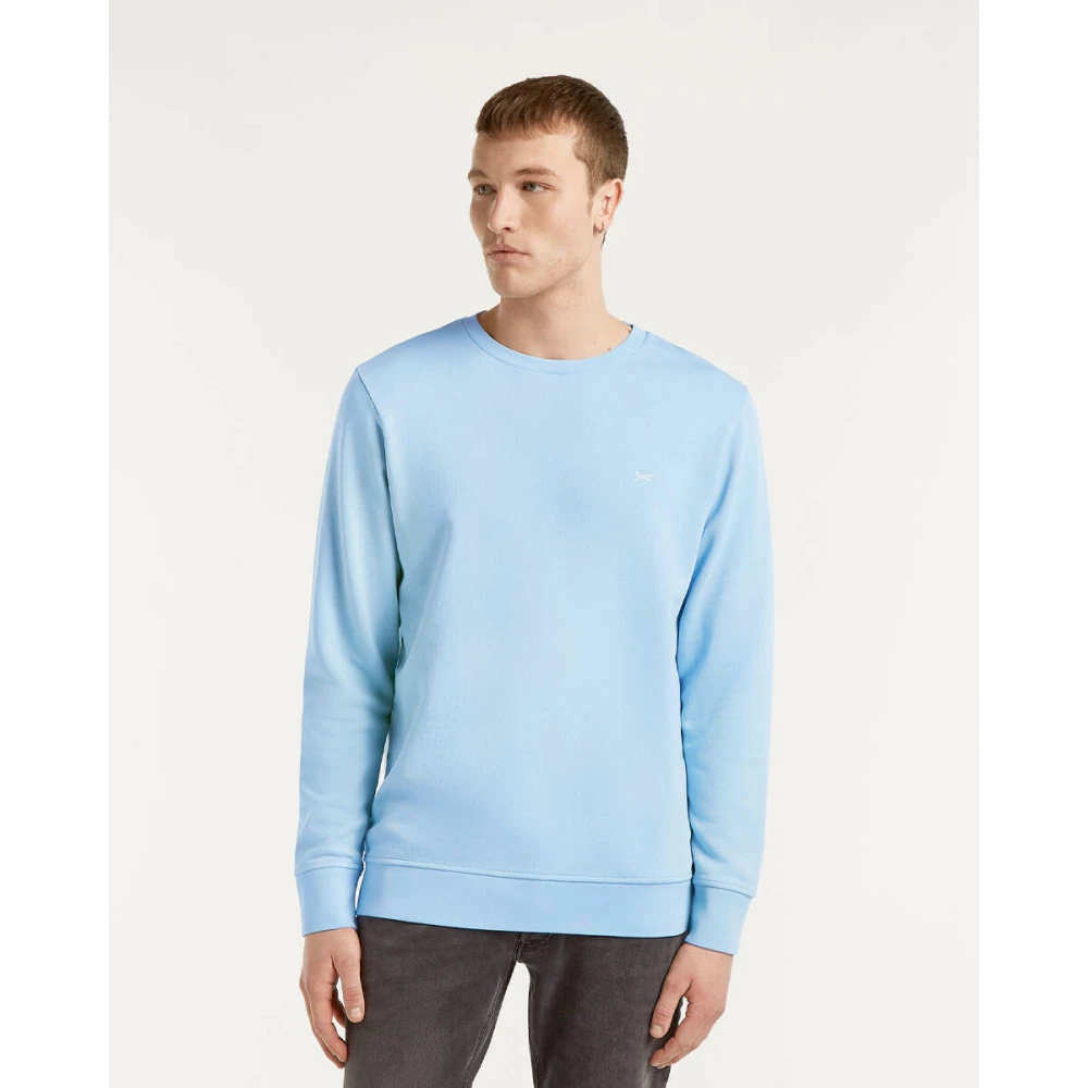 Denham The Jeanmaker Schaar Sweater Blue Heren