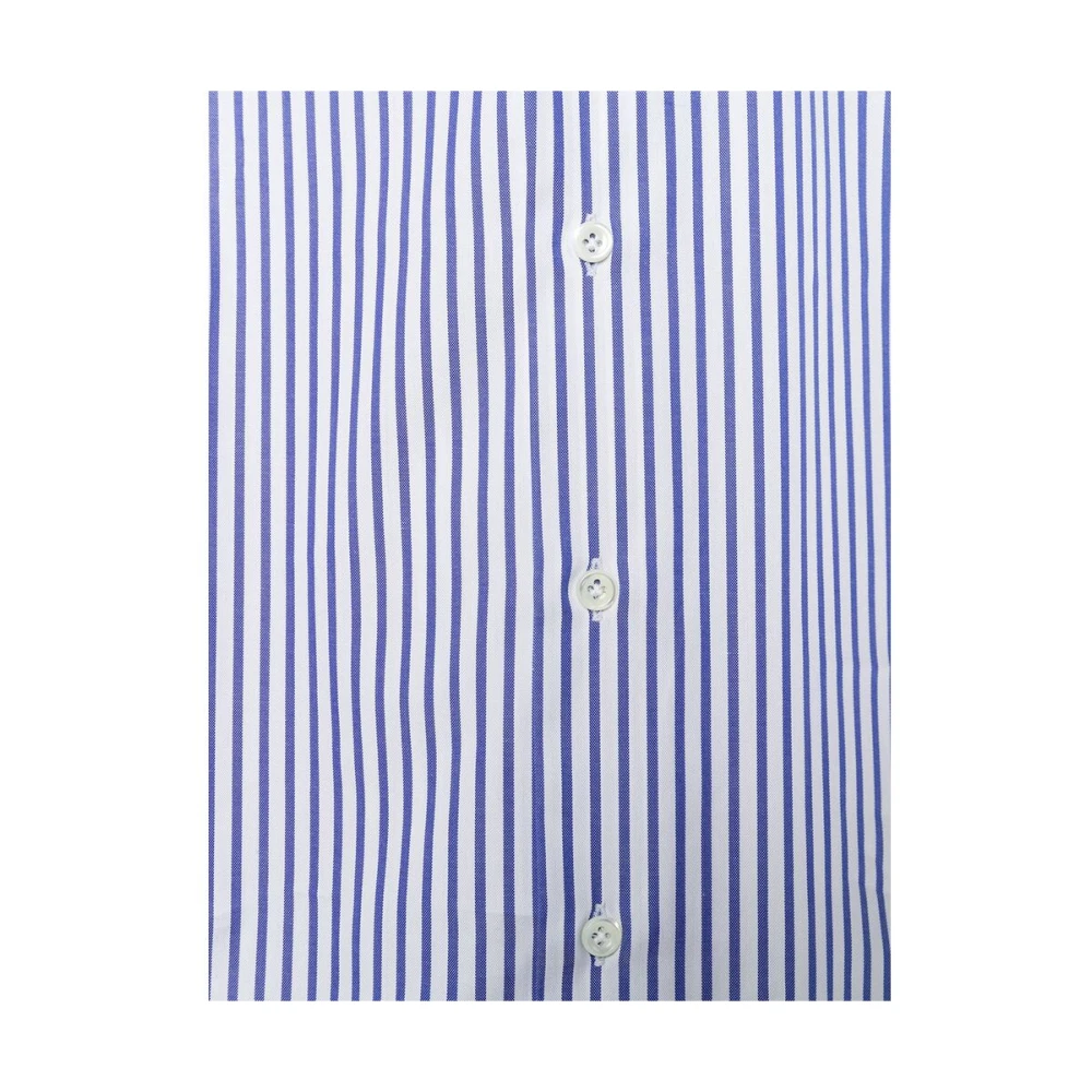 Mazzarelli Casual Shirts Blue Heren