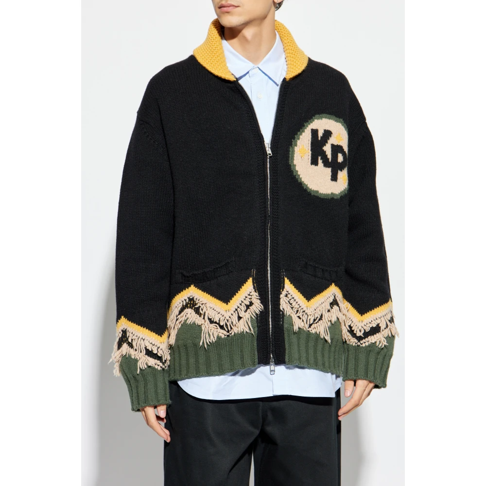 Kenzo Wollen Vest Black Heren