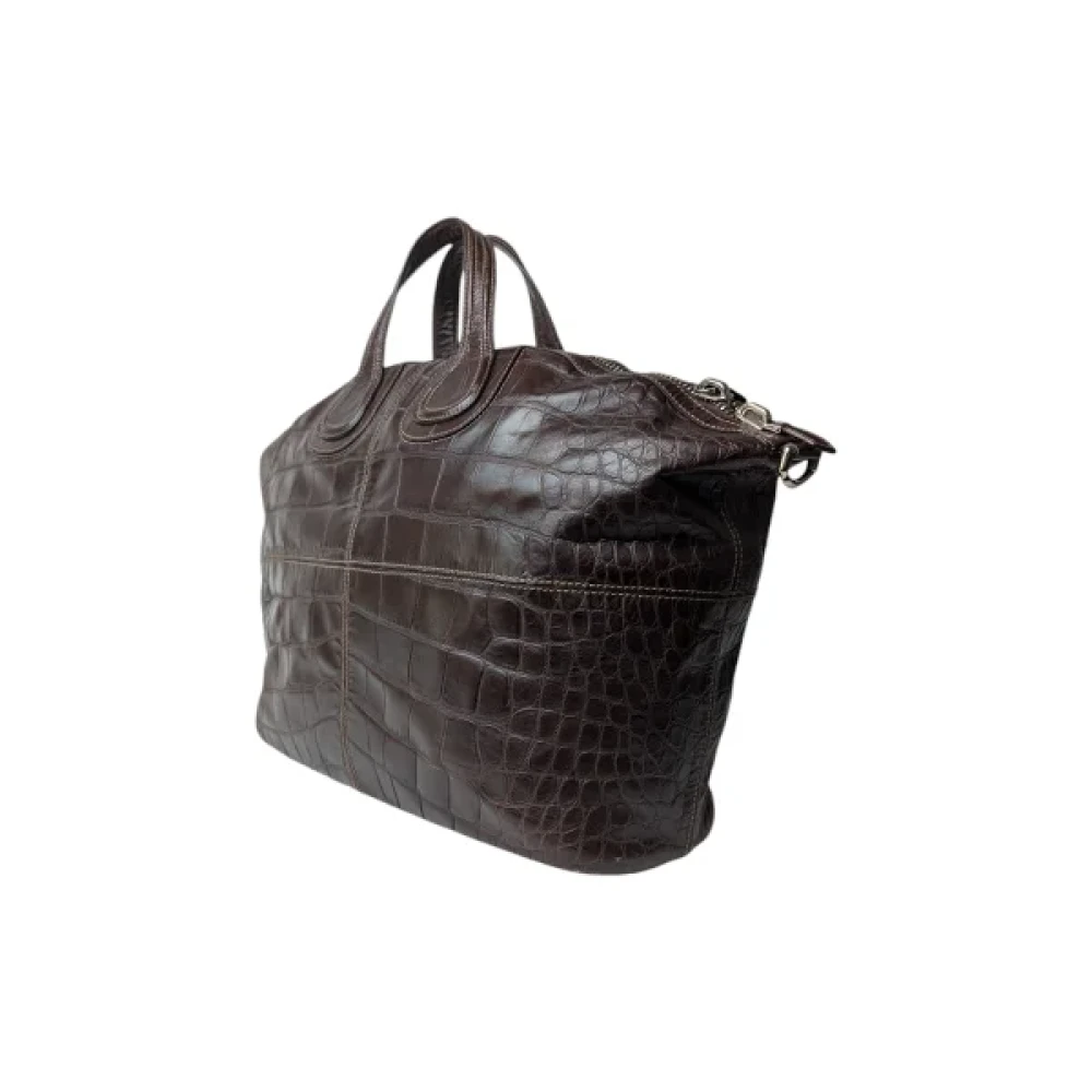 Givenchy Pre-owned Leather handbags Brown Dames
