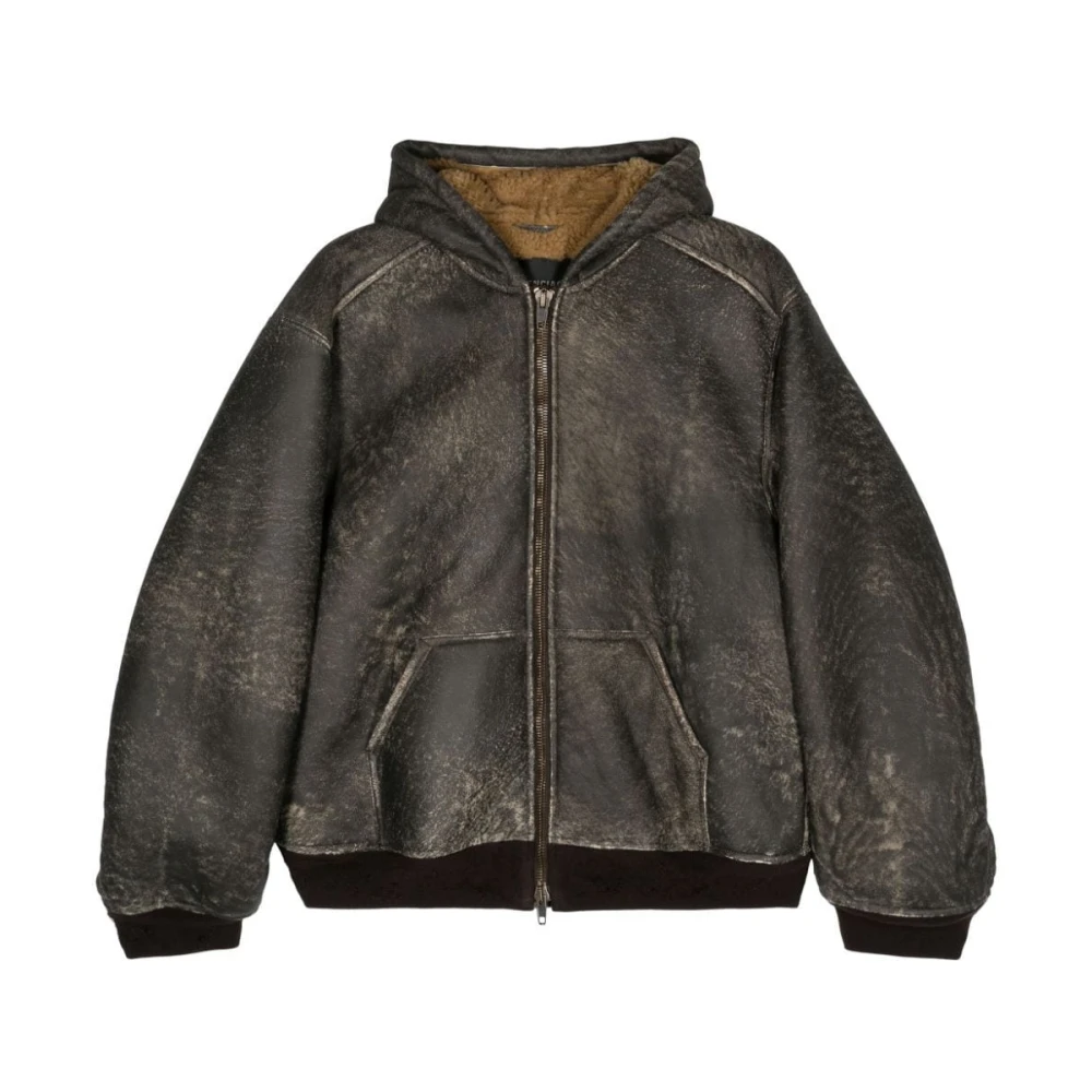 Balenciaga Bruine Distressed Hoodie Brown Dames