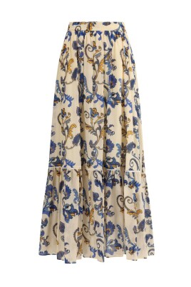 paisley-print-ruffle-long-skirt