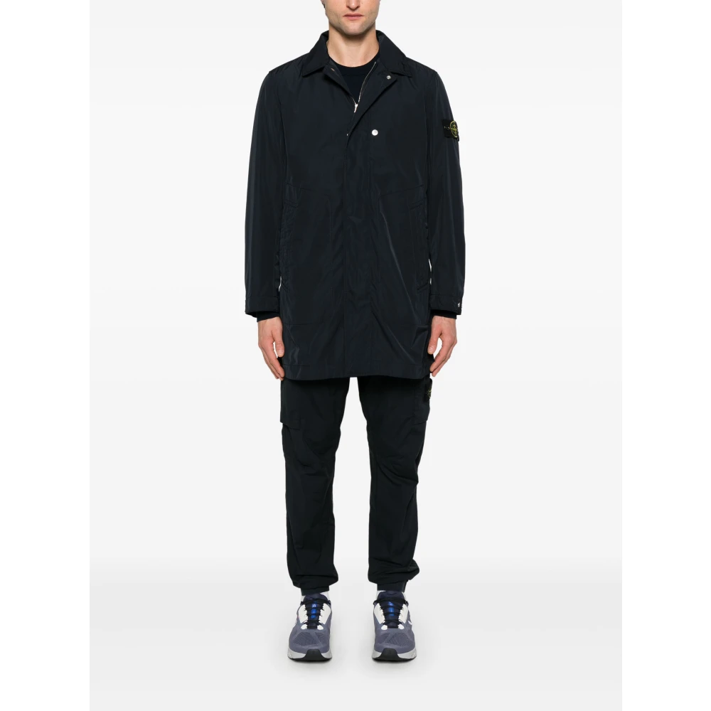 Stone Island Blauwe Casual Kleding voor Mannen Blue Heren