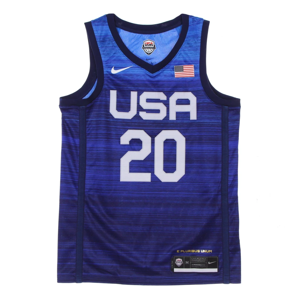Nike Men's Blue Usa Basketball Tank Top - Training - S - Sport