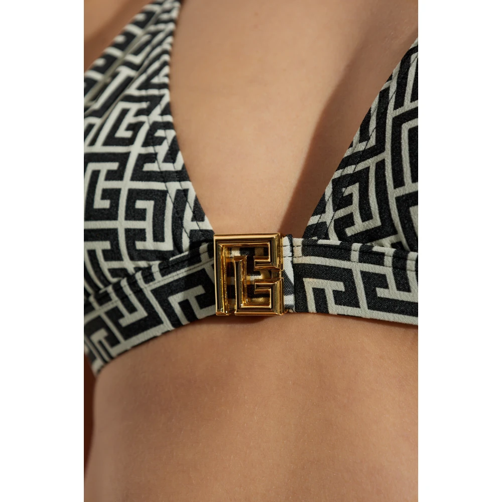 Balmain Tweedelig Badpak Black Dames