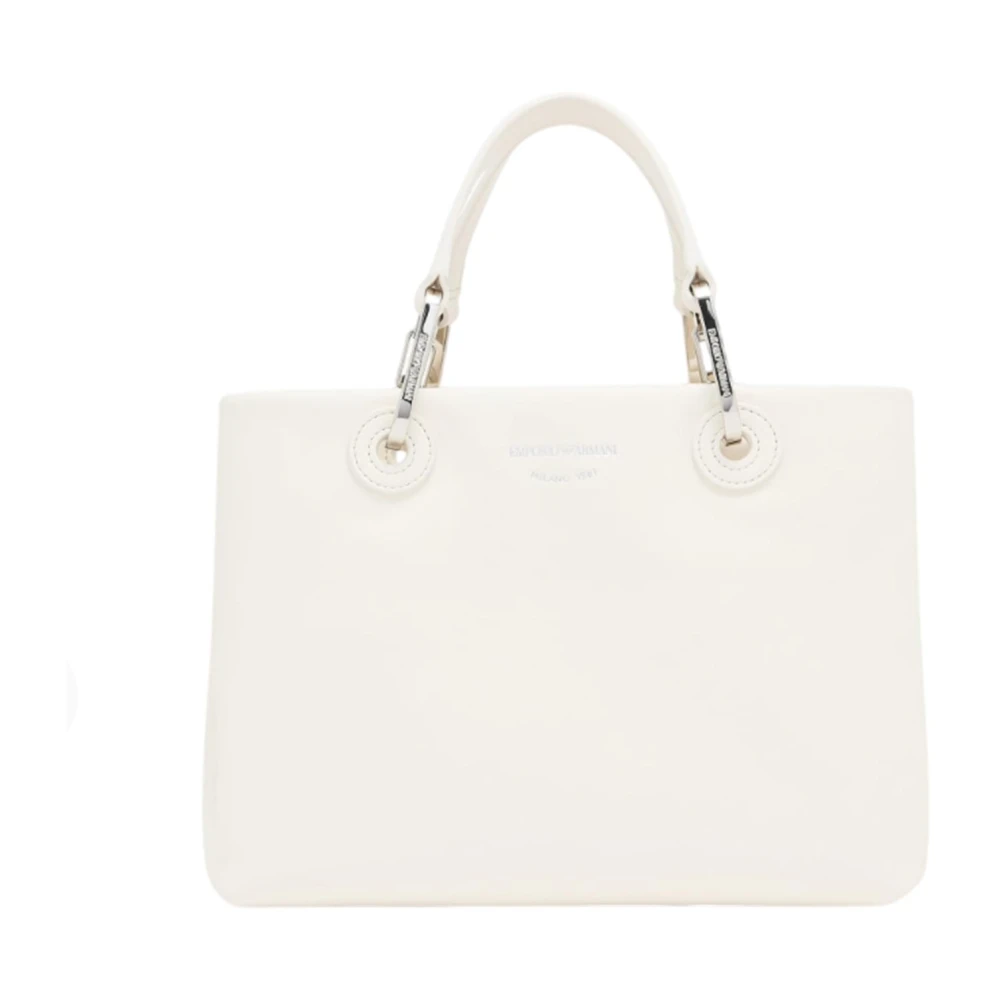 Emporio Armani Donna Bianco Borse, Taglia Unica, New,