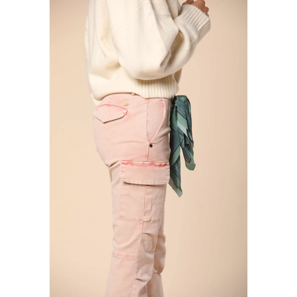Mason's Cargo broek voor vrouwen Curvy Fit Pink Dames