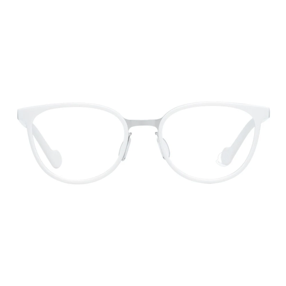 Moncler Witte Butterfly Optische Frames Metaal Plastic White Dames
