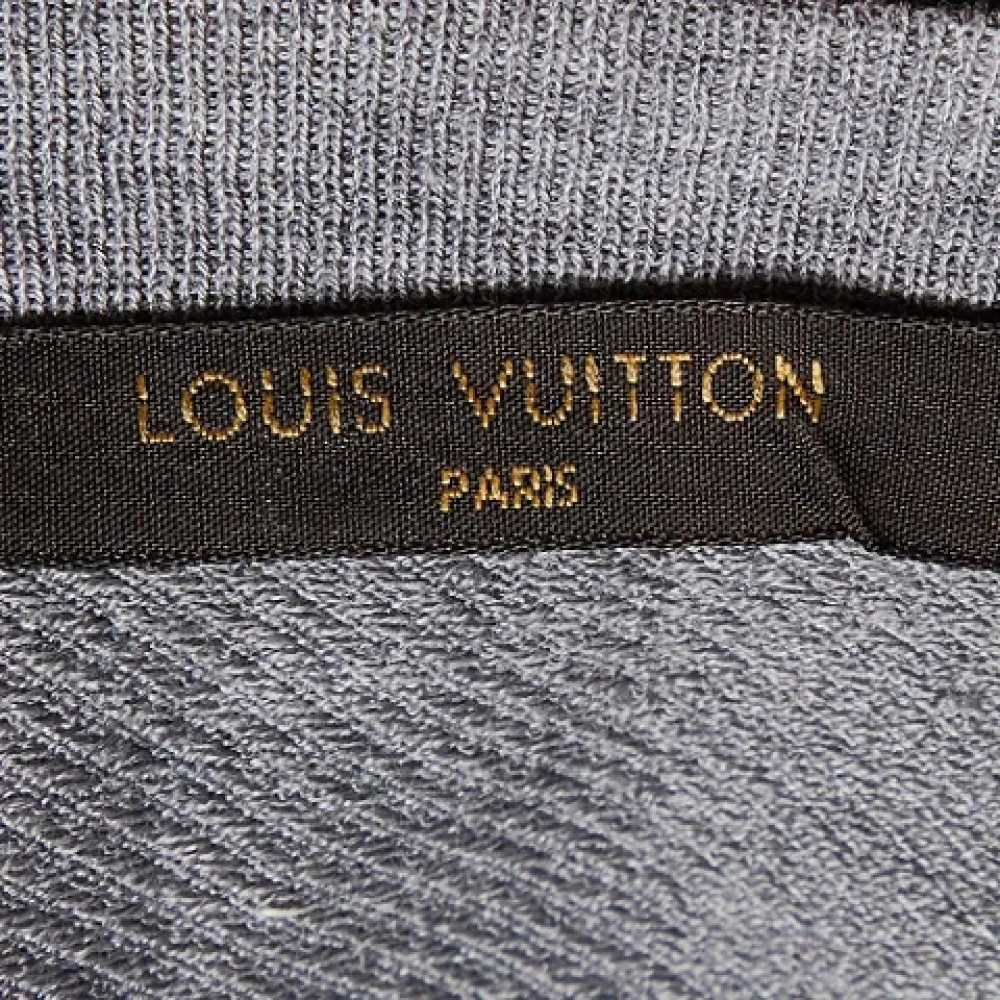 Louis Vuitton Vintage Pre-owned Cotton tops Gray Heren