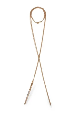 Långt spets-halsband