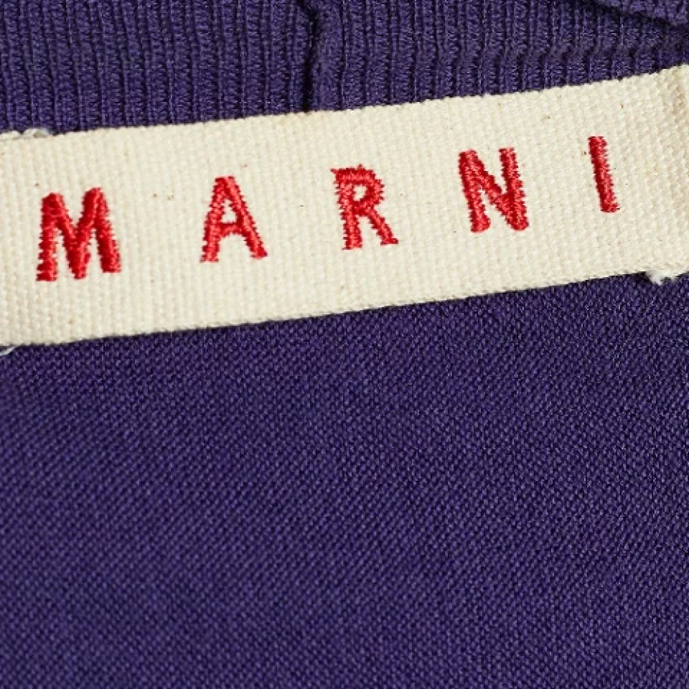 Marni Pre-owned Knit tops Purple Dames