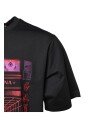 t-shirt-noir-a-imprime-graphique-col-rond