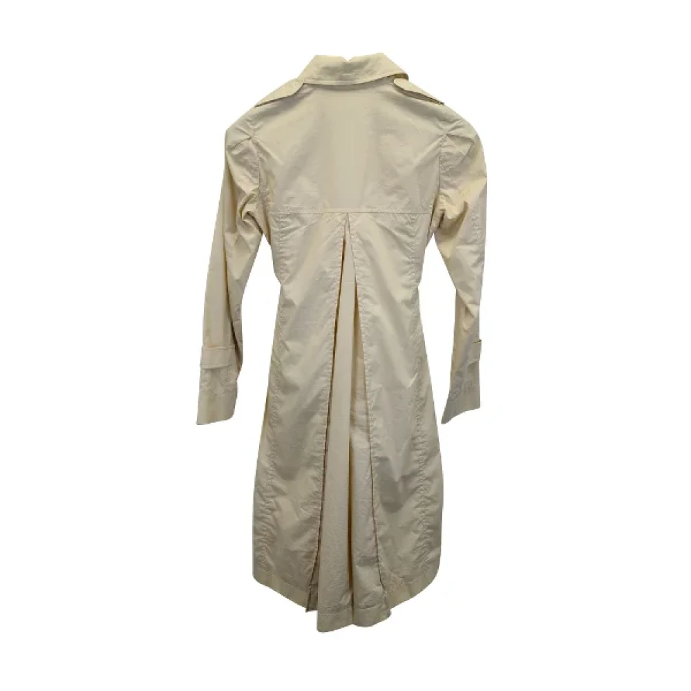 Fendi Vintage Pre-owned Polyester outerwear Beige Dames