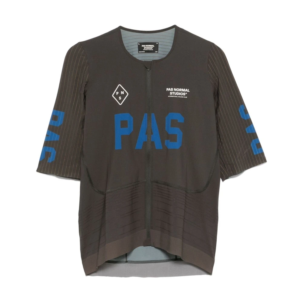 Pas Normal Studios Grön Vadderad Logotyp Tryck Shorts