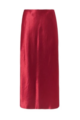 Shiny Satin Skirt
