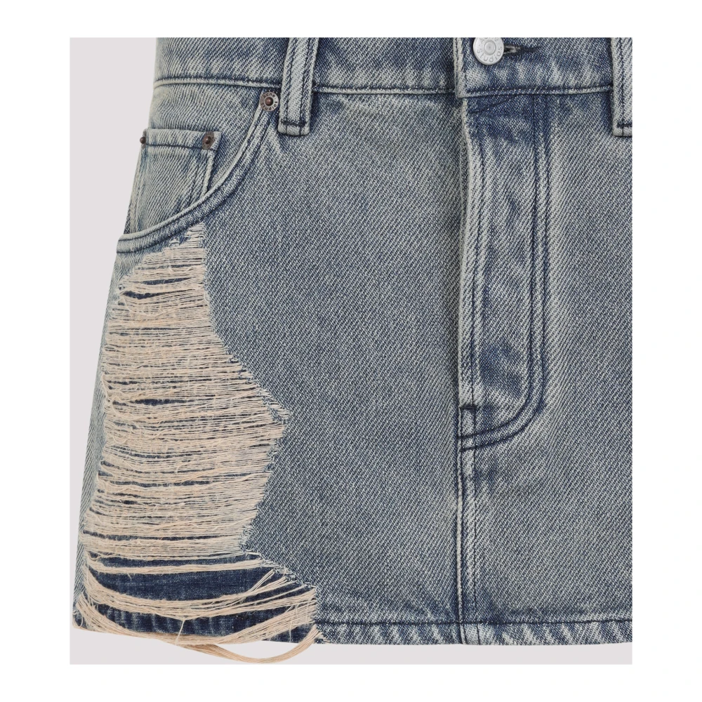 Acne Studios Stijlvolle Denim Mini Rok Blue Dames